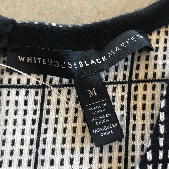 White House Black Market Peplum Sleeveless Medium - Picture 3 of 6